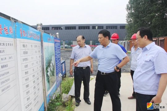 张广宇到盛源公司检查指导工作
