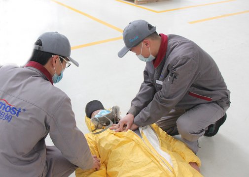 盛源公司开展应急救援演练