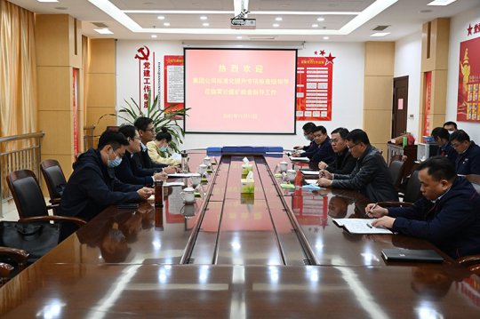 集团公司检查组到霄云煤矿检查指导标准化工作体系提升工作